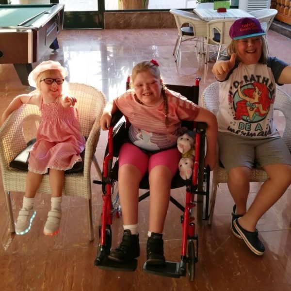 Olivia, Sophie and Evie together