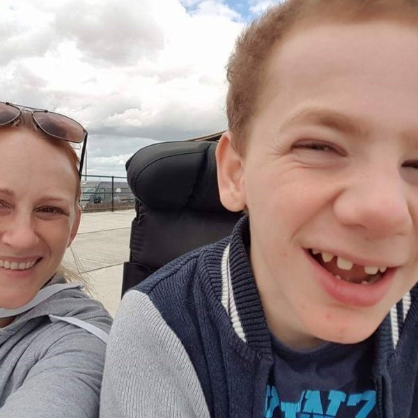 Leanna and her son Billy