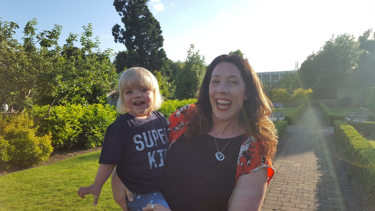 Helen with her daughter Marigold