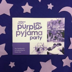 Purple pyjama party 2018 fundraising pack