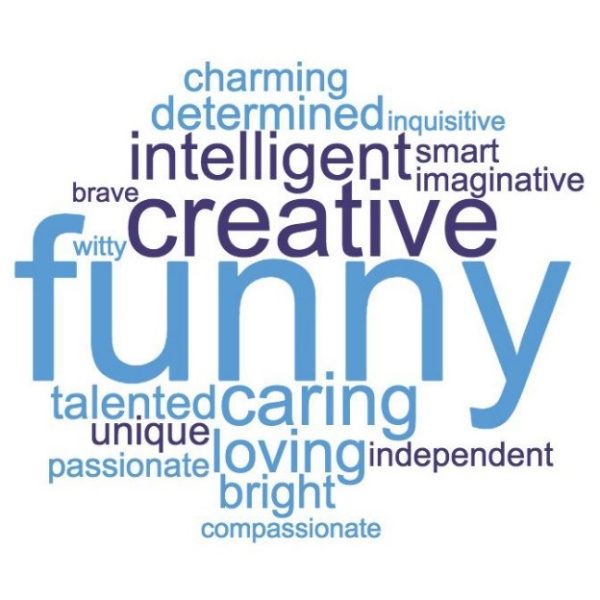PDA Action Day 2018 - words used to describe people with PDA