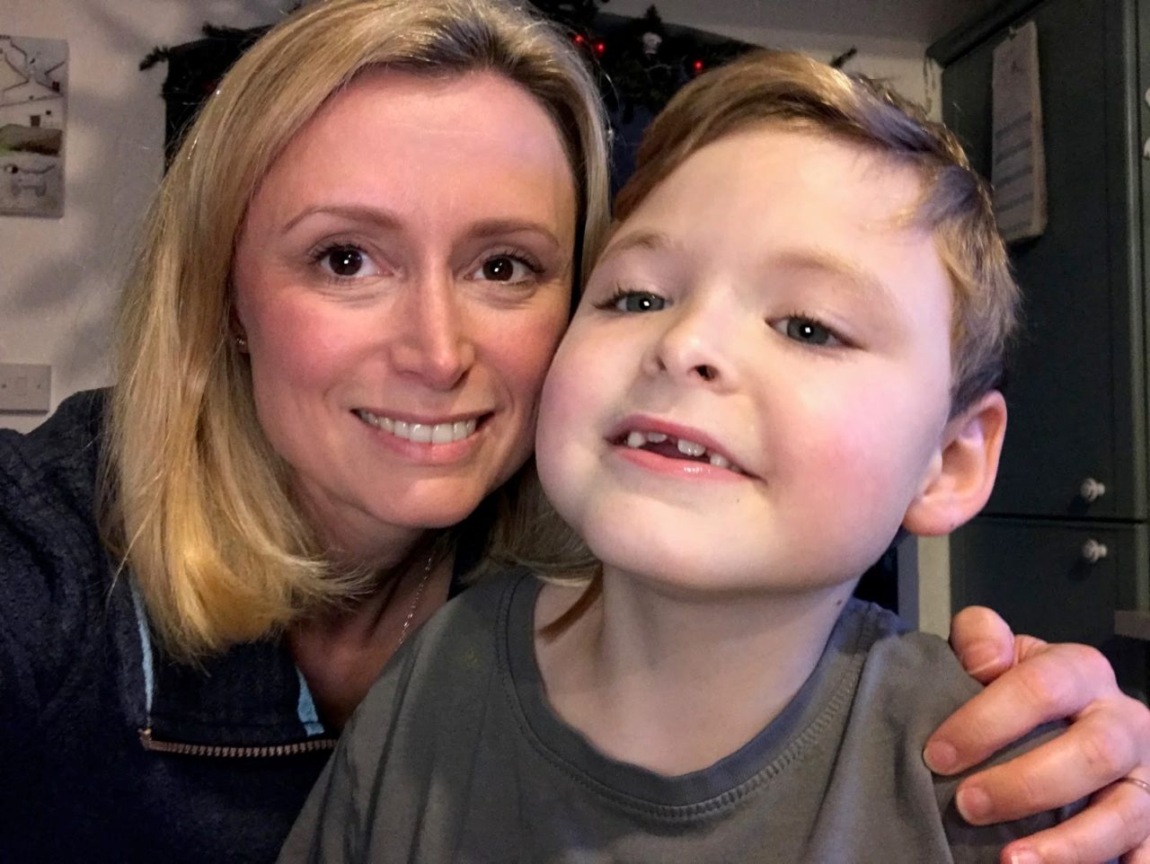 Aimee and her son freddie