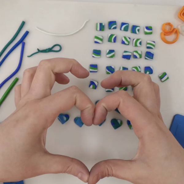 Aoife crafting, a form of art therapy