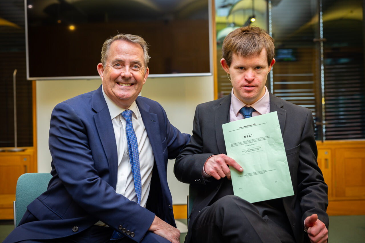 Dr Liam Fox MP and Freddie Tall