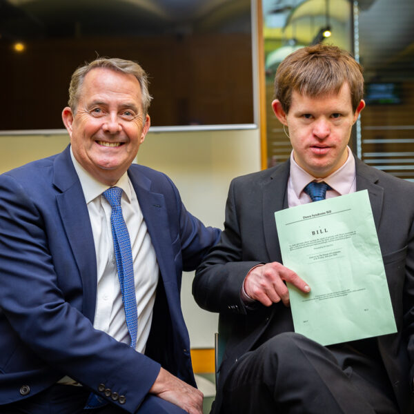Dr Liam Fox MP and Freddie Tall