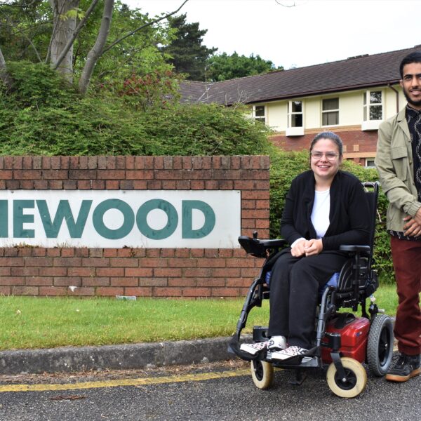 Supported Internship students Charlotte and Abdullah